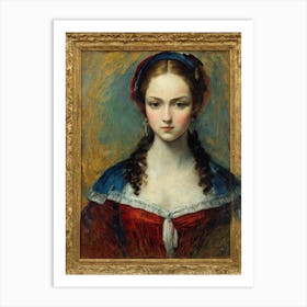 Young Lady By John Henry Art Print