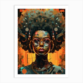 Graffiti Portraits  2 Art Print