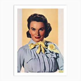 Mercedes Mccambridge Retro Collage Movies Art Print