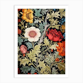 Floral Wallpaper 34 Art Print