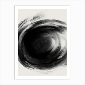 Black And White Swirl Art Print
