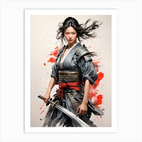 Samurai Warrior Art Print