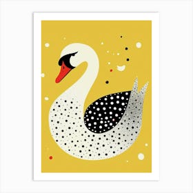 Yellow Swan 3 Art Print