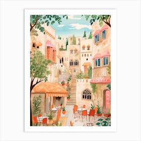 Byblos Lebanon 1 Illustration Art Print