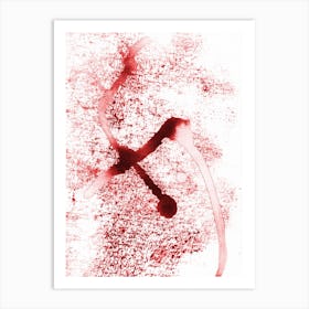 X marks the spot Art Print