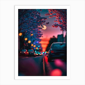 night road Art Print