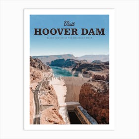 Hoover Dam Art Print