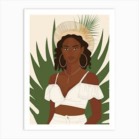 African American Woman 7 Art Print