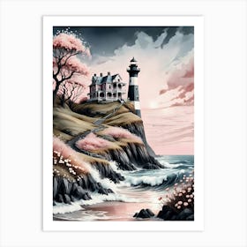 Twilight by the Sea Art Print