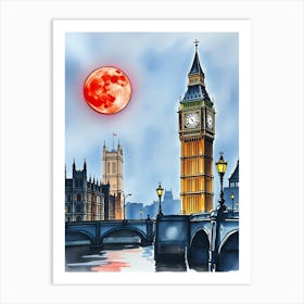 Big Ben In London 1 Art Print