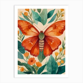 Amber Wings Art Print