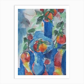 Blood Orange Classic 2 Fruit Art Print