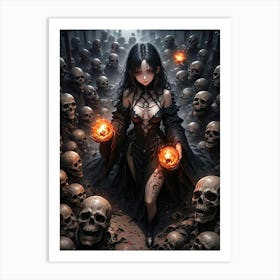 Scary Sexy Witch poster art #7 Art Print