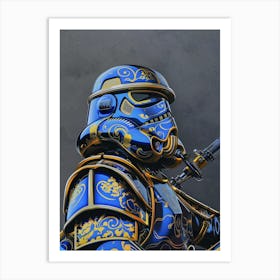 Stormtropper As A Vintagepunk Samurai 41 Art Print