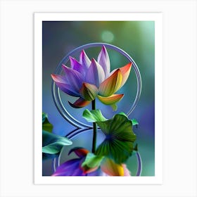 Lotus Flower 136 Art Print