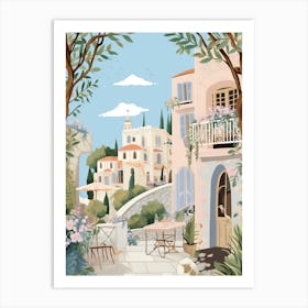 Rhodes Greece 2 Illustration Art Print