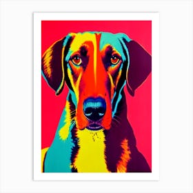 Saluki Andy Warhol Style Dog Art Print