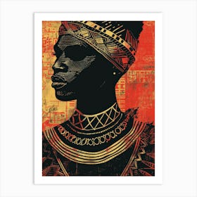 African Woman 71 Art Print