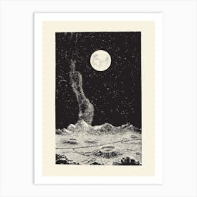 Moon Art Print