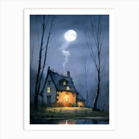 House In The Woods Art Print