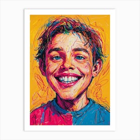 Joey face Art Print