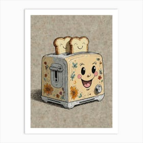 Toaster 3 Art Print