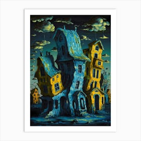 The House In The Sky Art Print