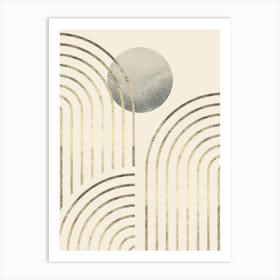 Lines in harmony 4 Art Print