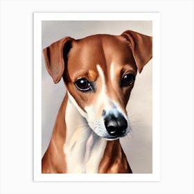 Italian Greyhound Watercolour Dog Art Print