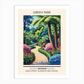 Green Park London Parks Garden 3 Art Print