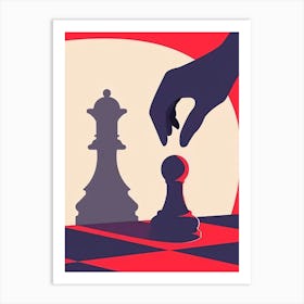 Chess Piece Art Print