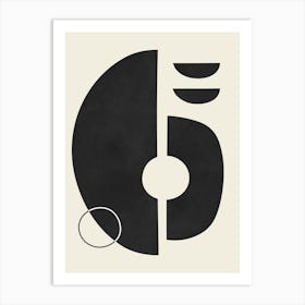 Geometry of circles and semicircles 11 Art Print