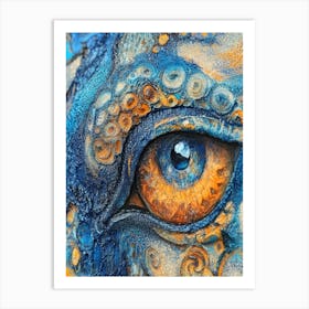 Octopus Eye Art Print