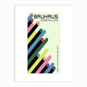 Bauhaus exhibition Russling poster Art Print