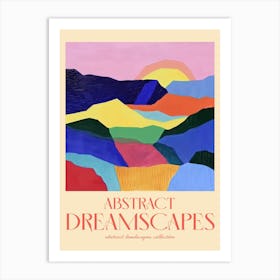 Abstract Dreamscapes Landscape Collection 68 Art Print