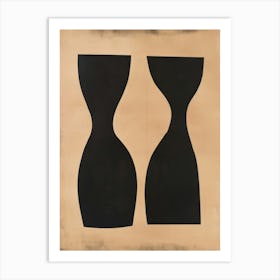 'Two Vases' 1 Art Print