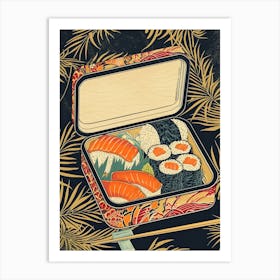 Art Deco Inspired Bento Box 1 Art Print