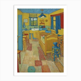 Midcentury Modern Kitchen Inspiration Art Print