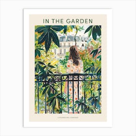 In The Garden Poster Luxembourg Gardens France 4 Art Print