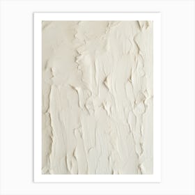 White Wall Texture Art Print