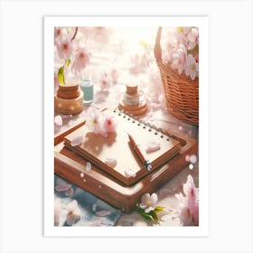 Cherry Blossoms In The Spring Art Print