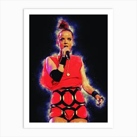 Spirit Of Shirley Manson Art Print