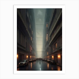 Urban Lights Art Print