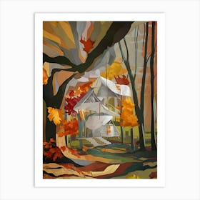 Fall In The Woods Art Print