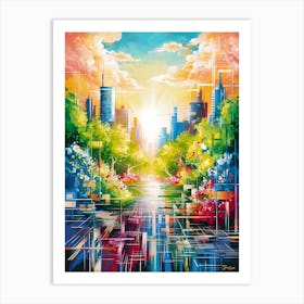 Cityscape Art Print