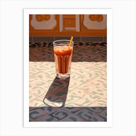 Iced Coffee 2 Art Print