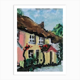 Thatched Cottage Art Print