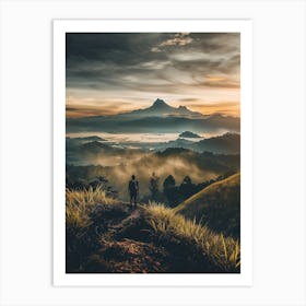 Sunrise In Indonesia Art Print