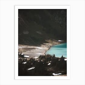 Alpine Lake In Mountain Art Print