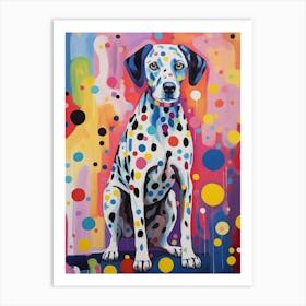 Dalmation Pop Art Inspired 3 Art Print